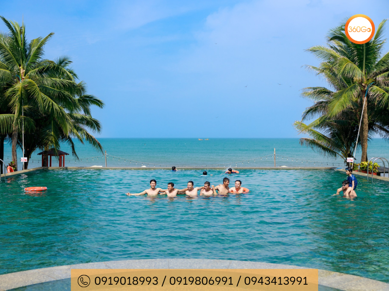 Hồ bơi vô cực tại Sonata Resort - Du lịch 360Go 